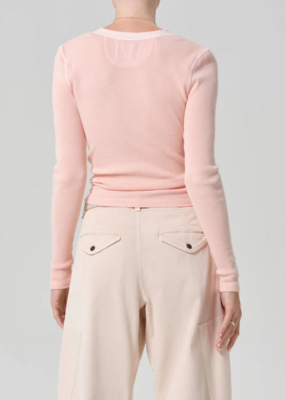 Drea Waffle Henley