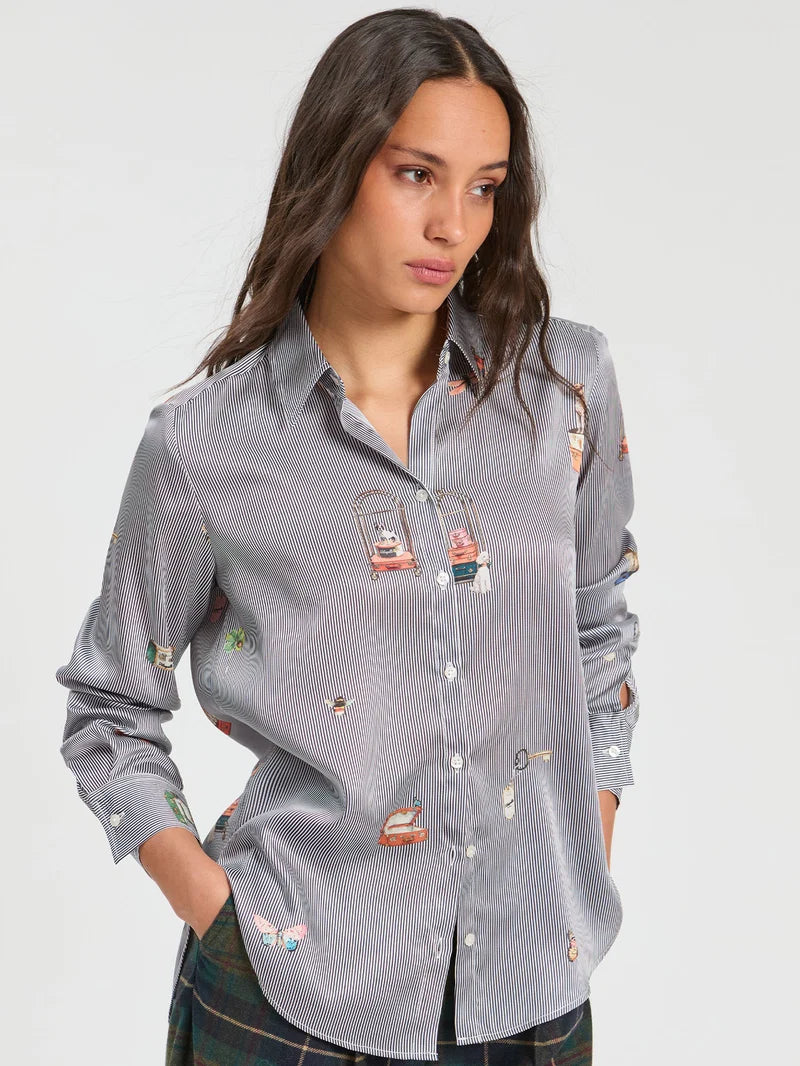 Pinstripe Shirt Hotel Vilagallo