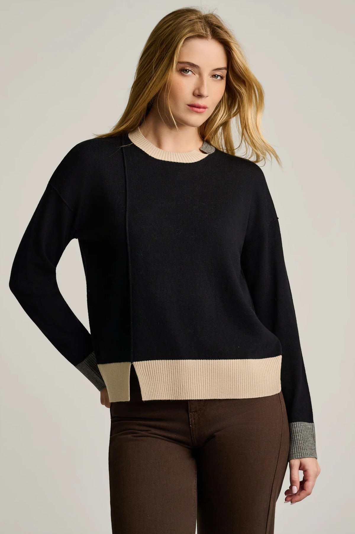 Bold Block Sweater