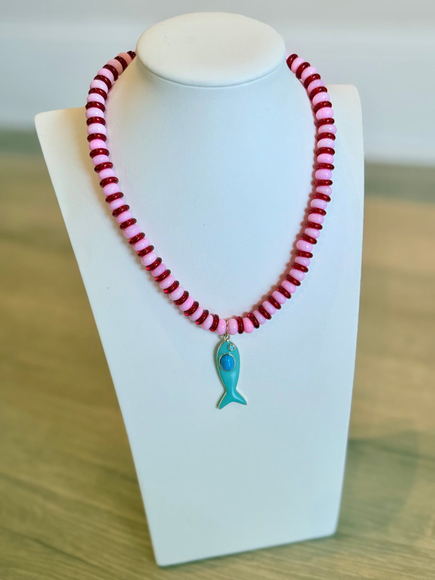 Striped Fish Necklace