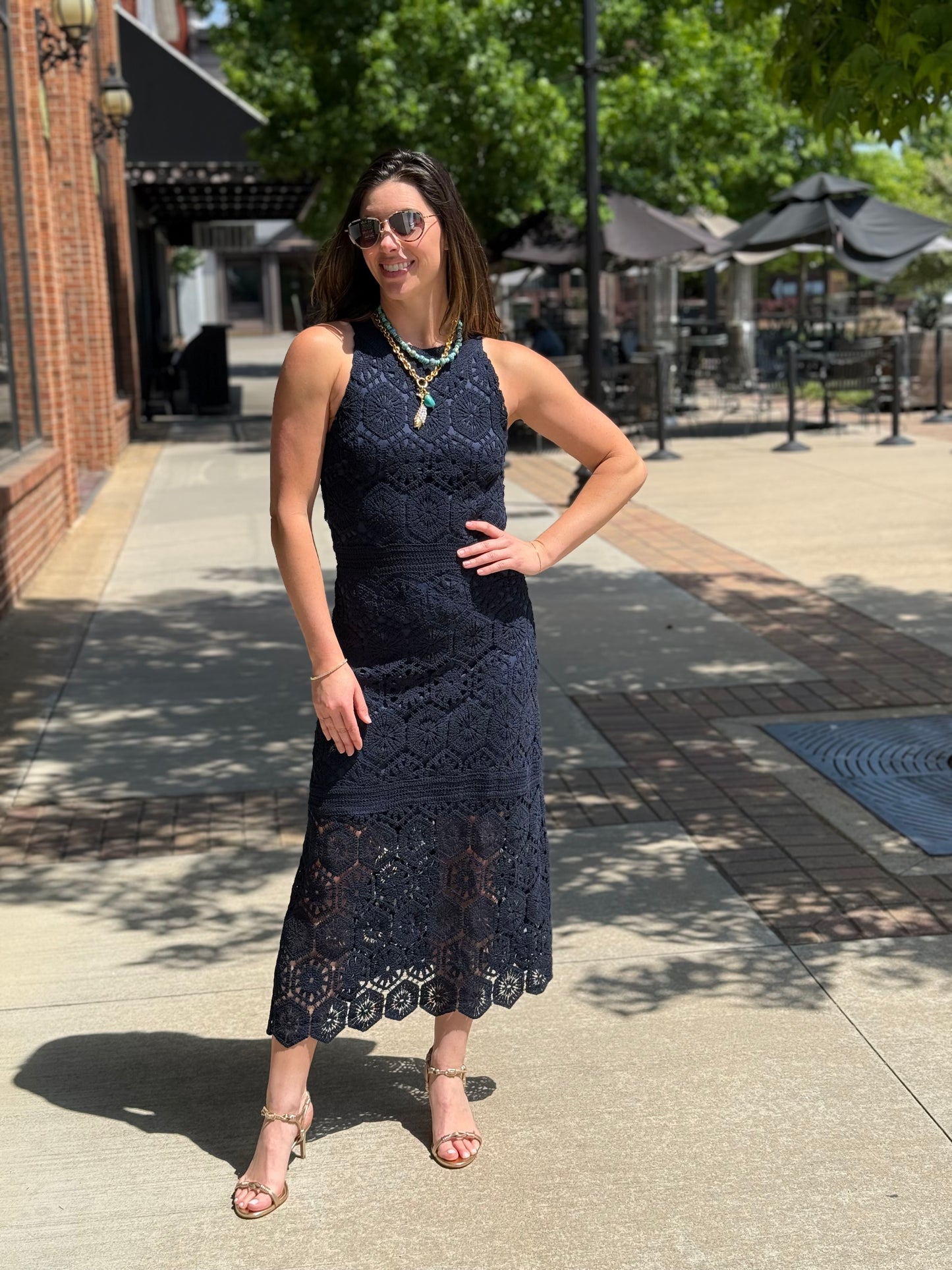 Londyn Crochet Dress