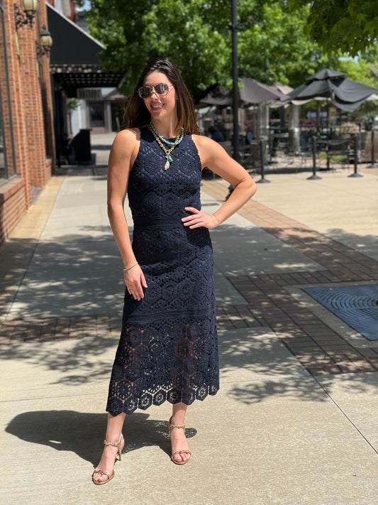 Londyn Crochet Dress