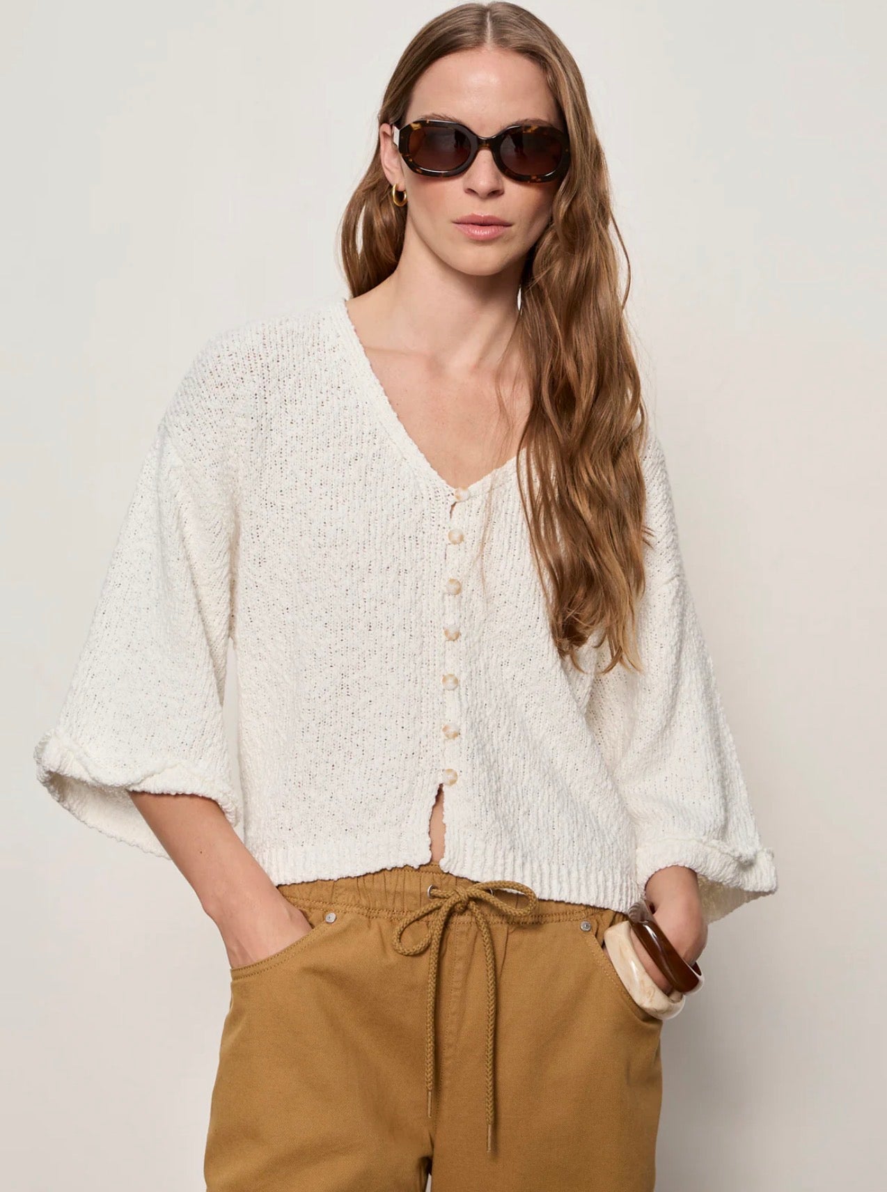 I’m Yours Button Front Sweater