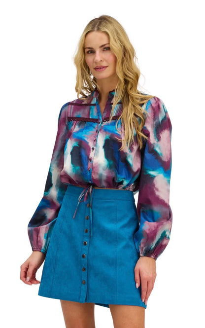 Marble Swirl Blouse