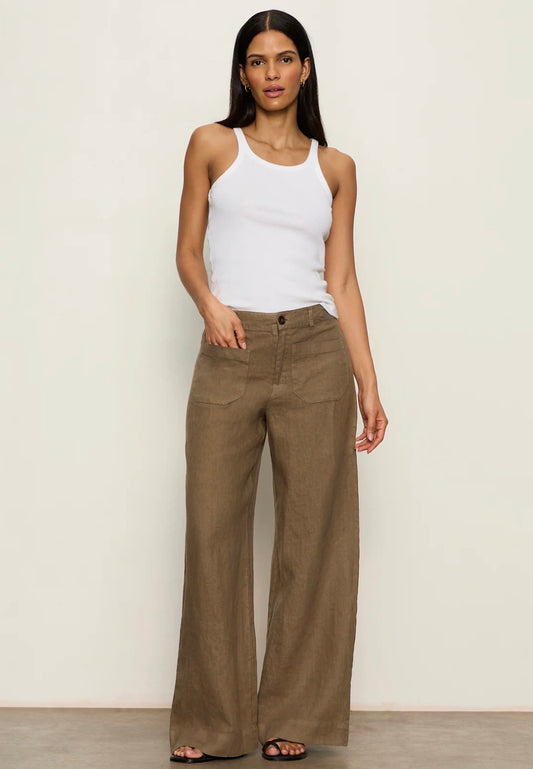 The Linen Marine Wide Leg