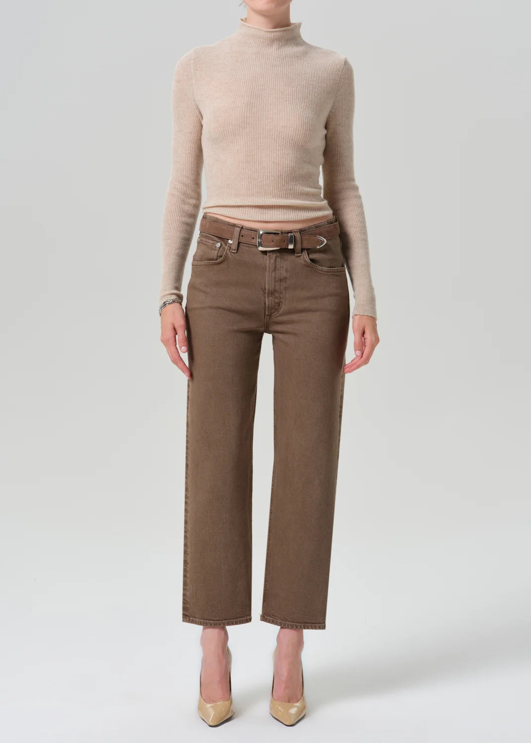 Palma Straight Clean Hem In Cocoa