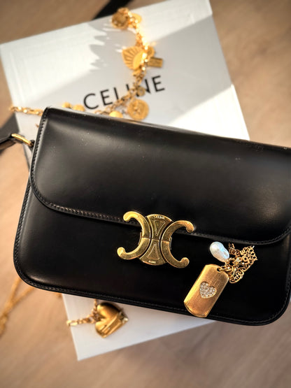 Celine Medium Claude - Shiny Calfskin