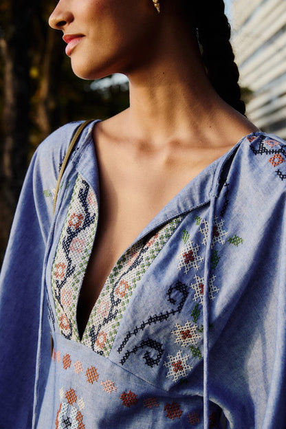 Garden Tapestry Midi Dress