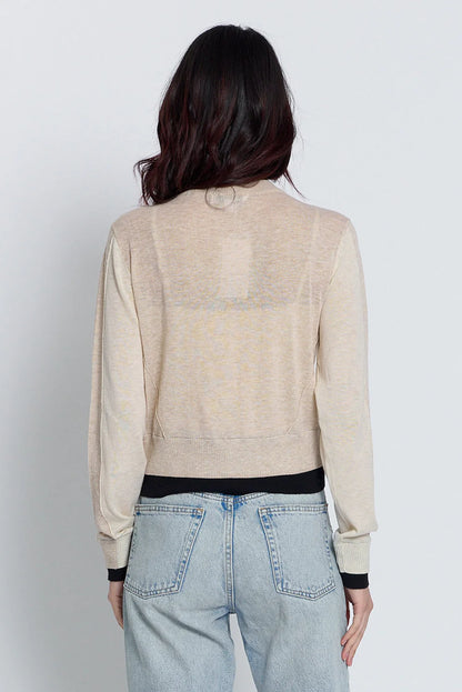 Quinn Colorblocked Sheer Cardigan