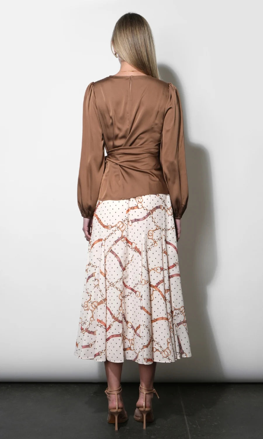 Lola Long Sleeve Side Tie Blouse