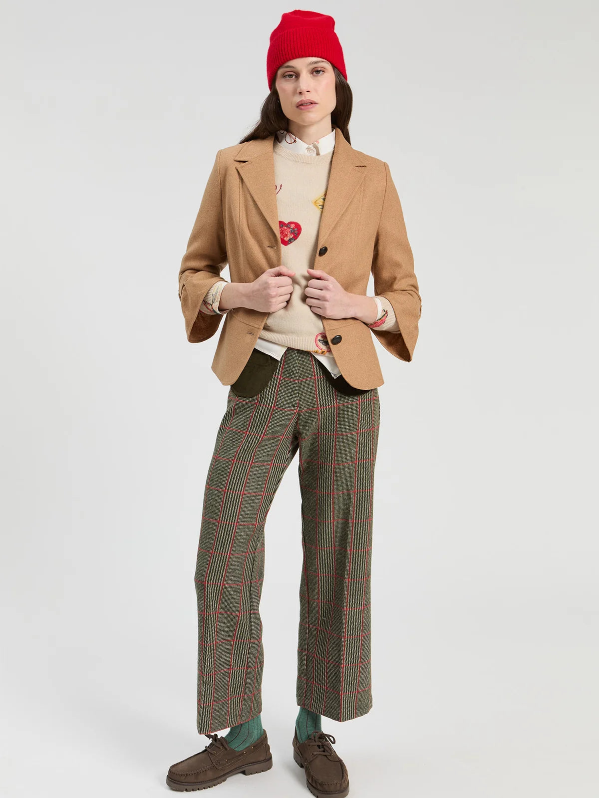 Beige Tweed Jacket