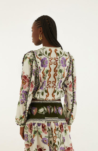 Rococo Flowers Long Sleeve