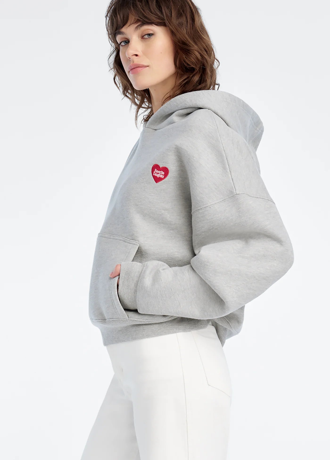 Favorite Daughter Heart EMB Hoodie