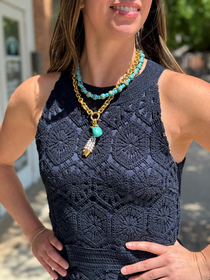 Londyn Crochet Dress