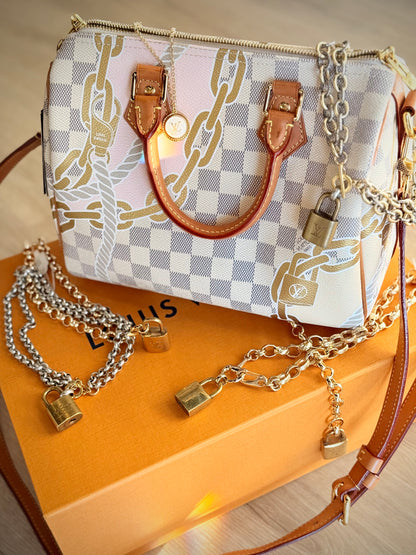 LV Speedy Damier Azur Nautical 25