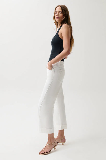Kacey Mid Rise Cuffed Boyfriend Jean