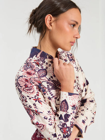 Star Flower Printed Shirt
