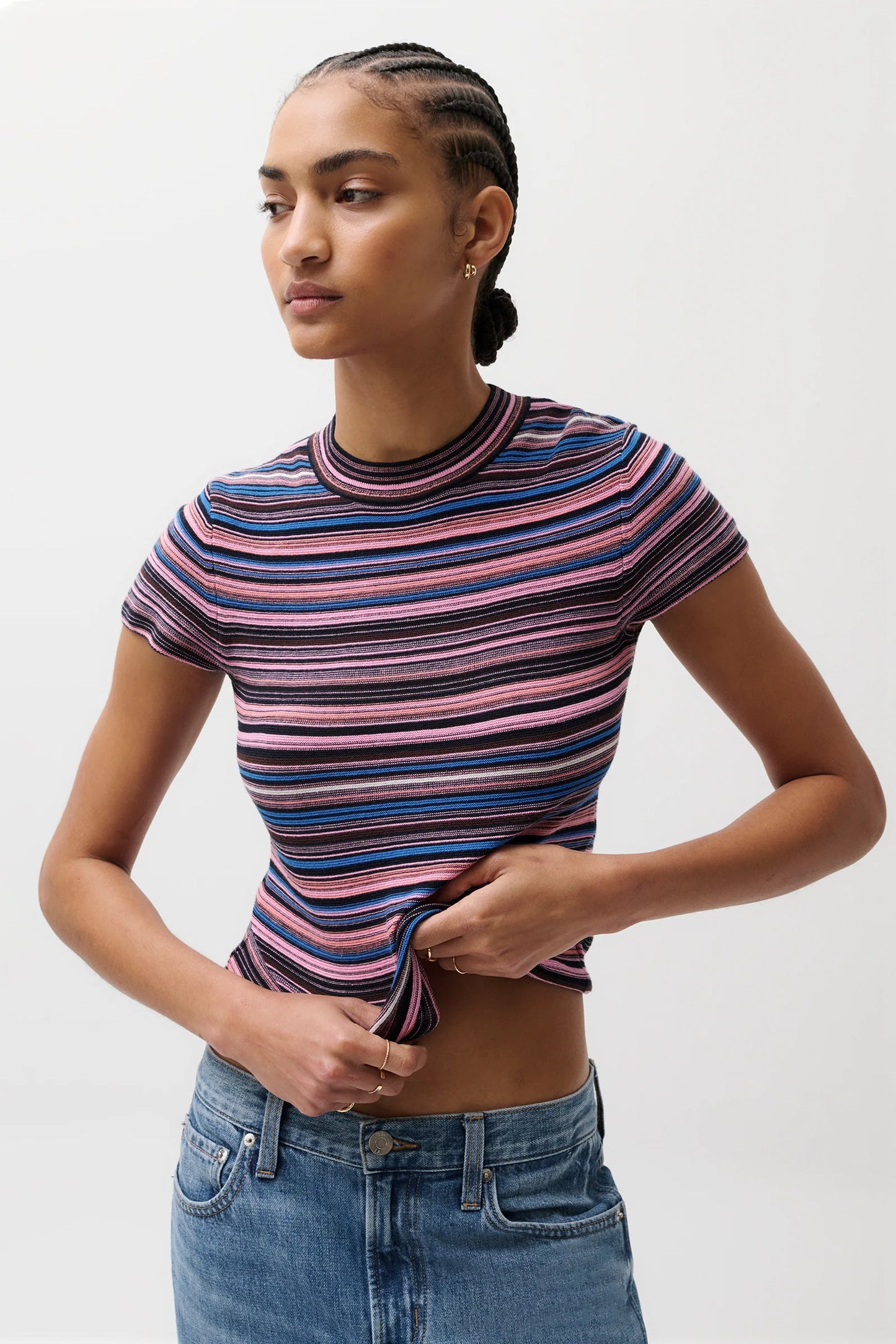 Selene Short Sleeve Sweater Tee