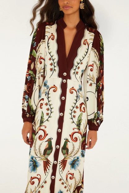 Millena Winter White Midi Dress