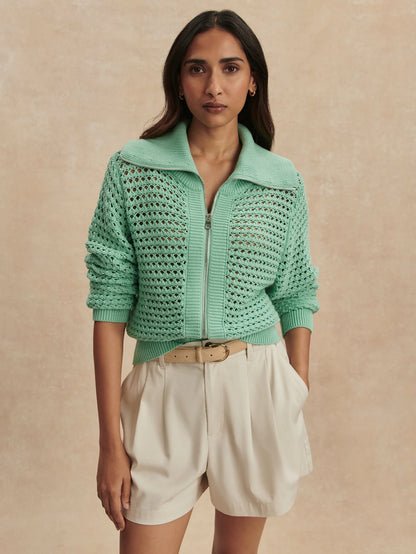 Eloise Full Zip Knit