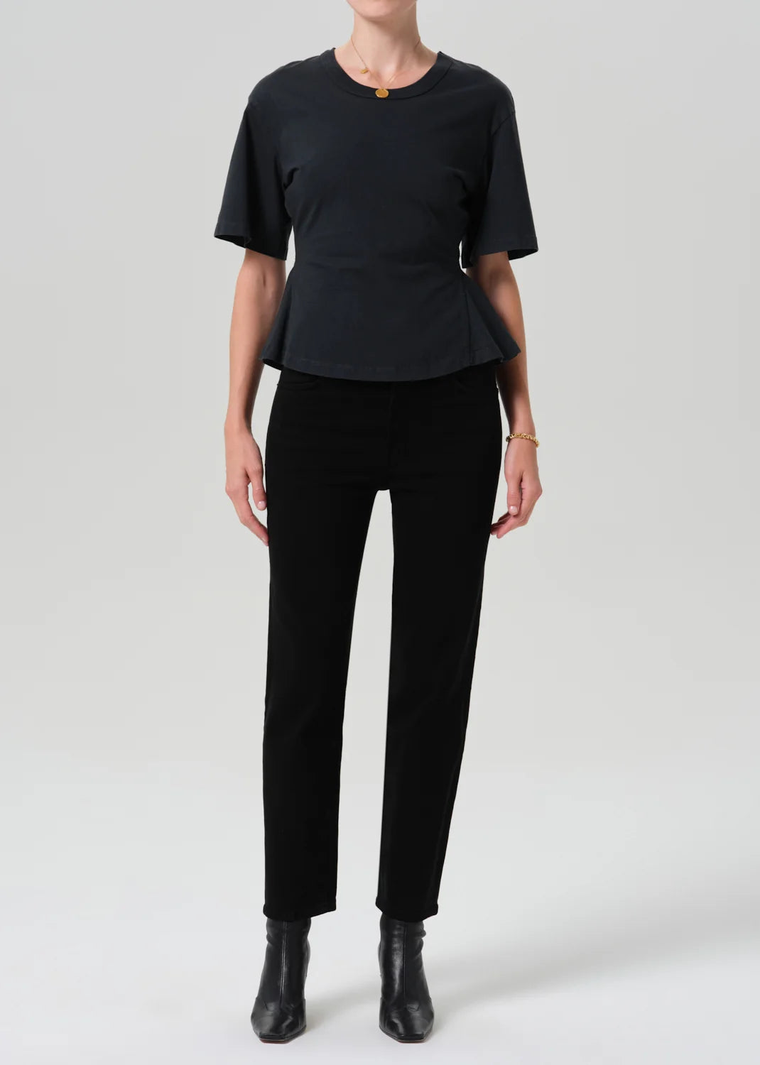 Caia Straight in Plush Black