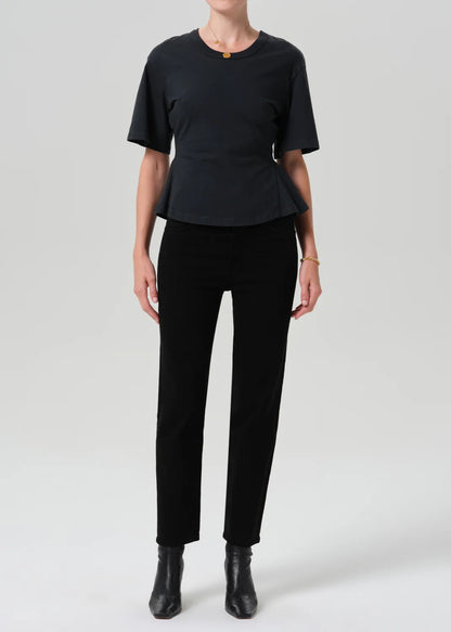 Caia Straight in Plush Black