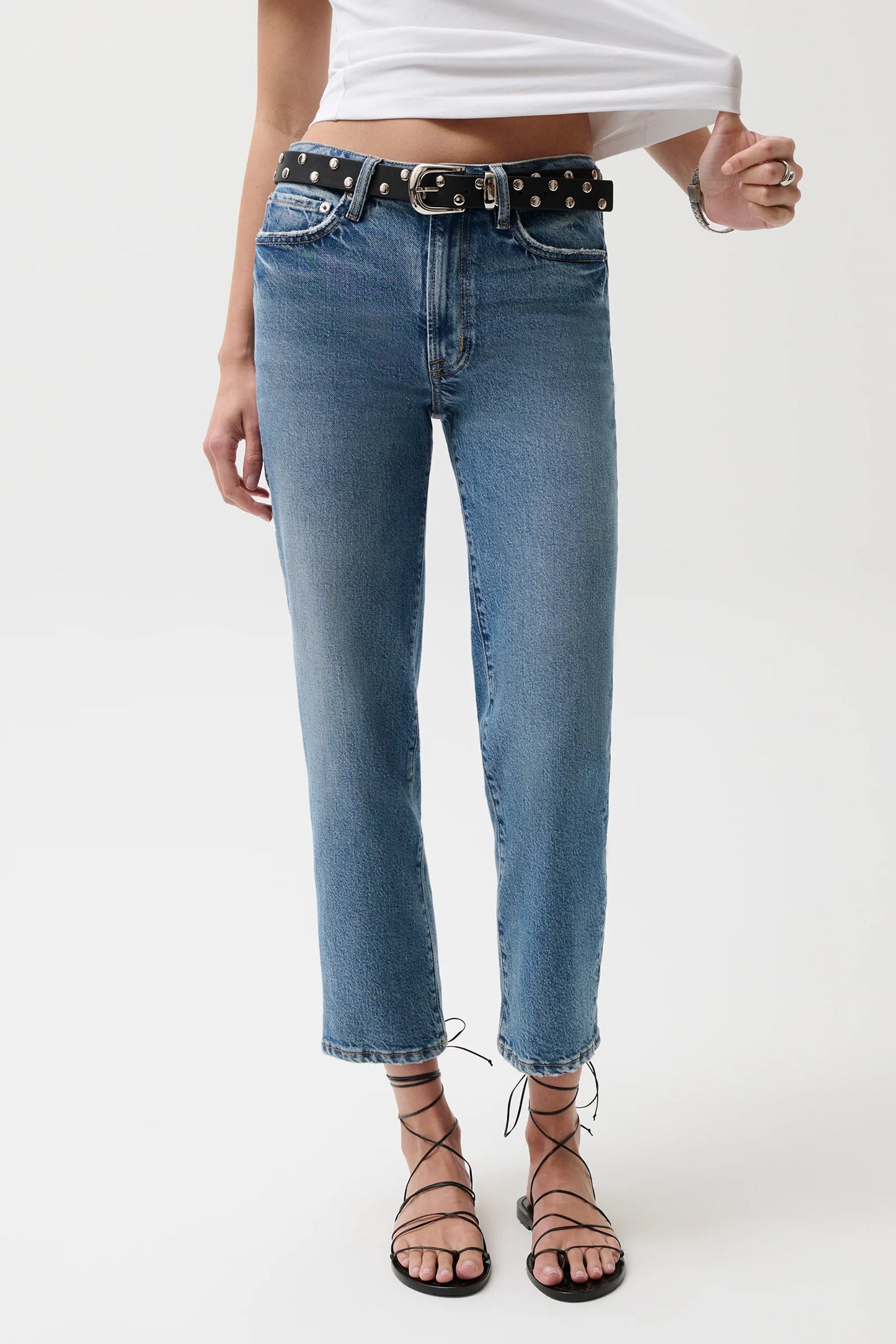 Aleks Crop Straight Leg