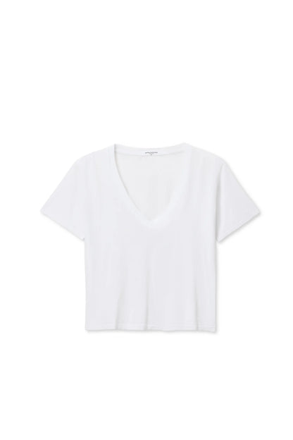 Beckett Crispy Cotton V-Neck Tee