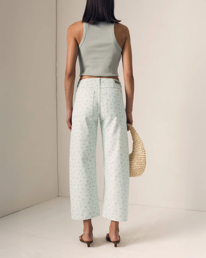 Selena Crop Mid Rise