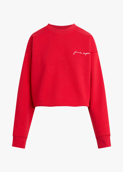 Cropped Signature Sweatshirt