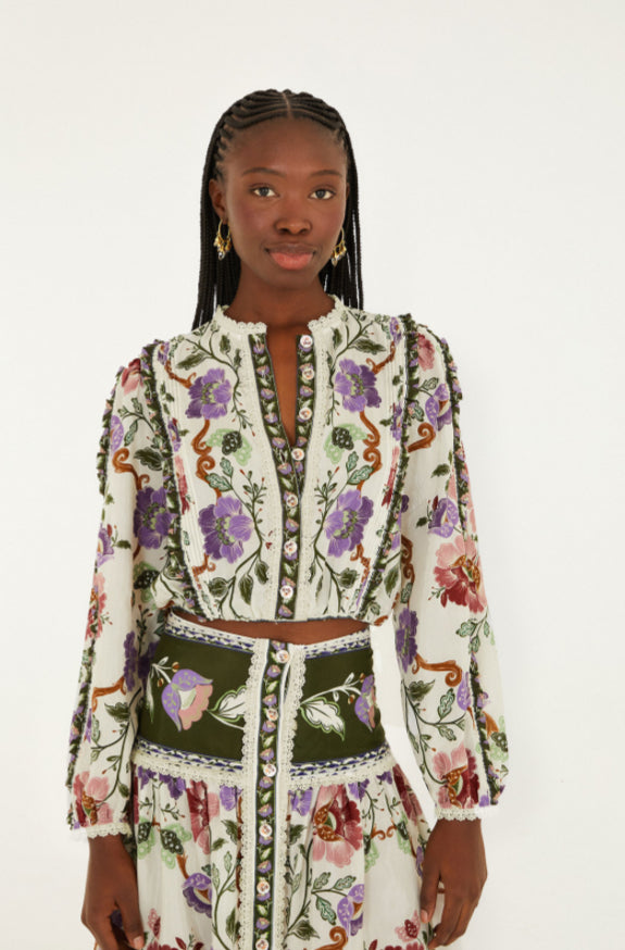 Rococo Flowers Long Sleeve