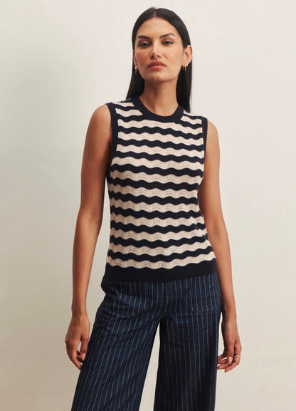 Everyday Chevron Knit Shell