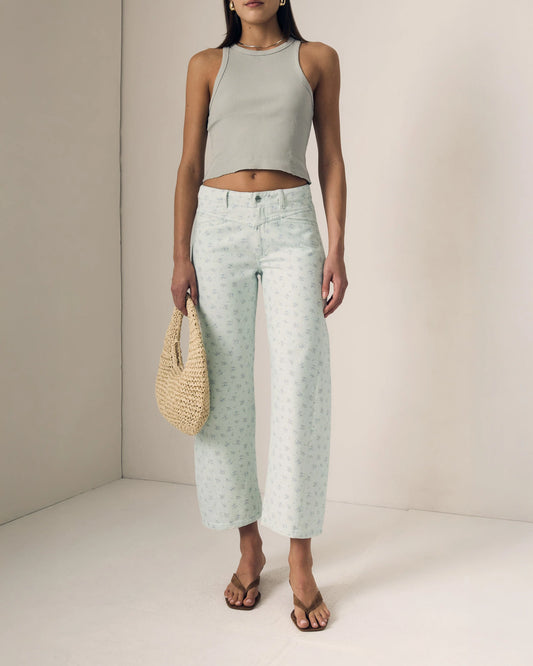 Selena Crop Mid Rise