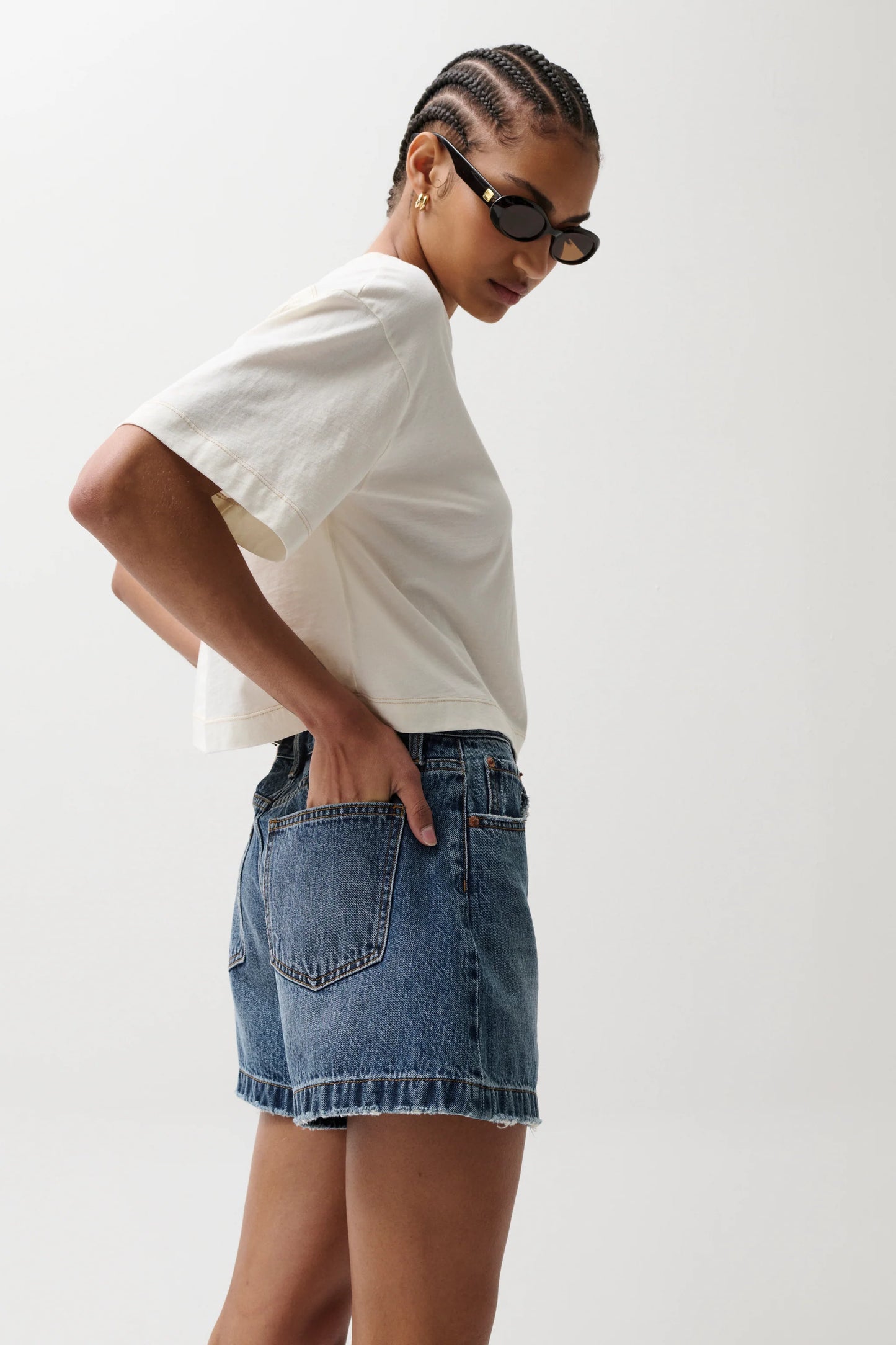 Saige High Rise A-Line Short