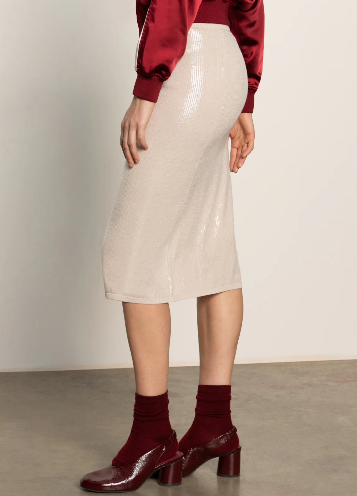 Sparkle Sequin Pencil Skirt