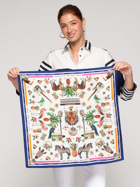 Jungle Disco Silk Scarf