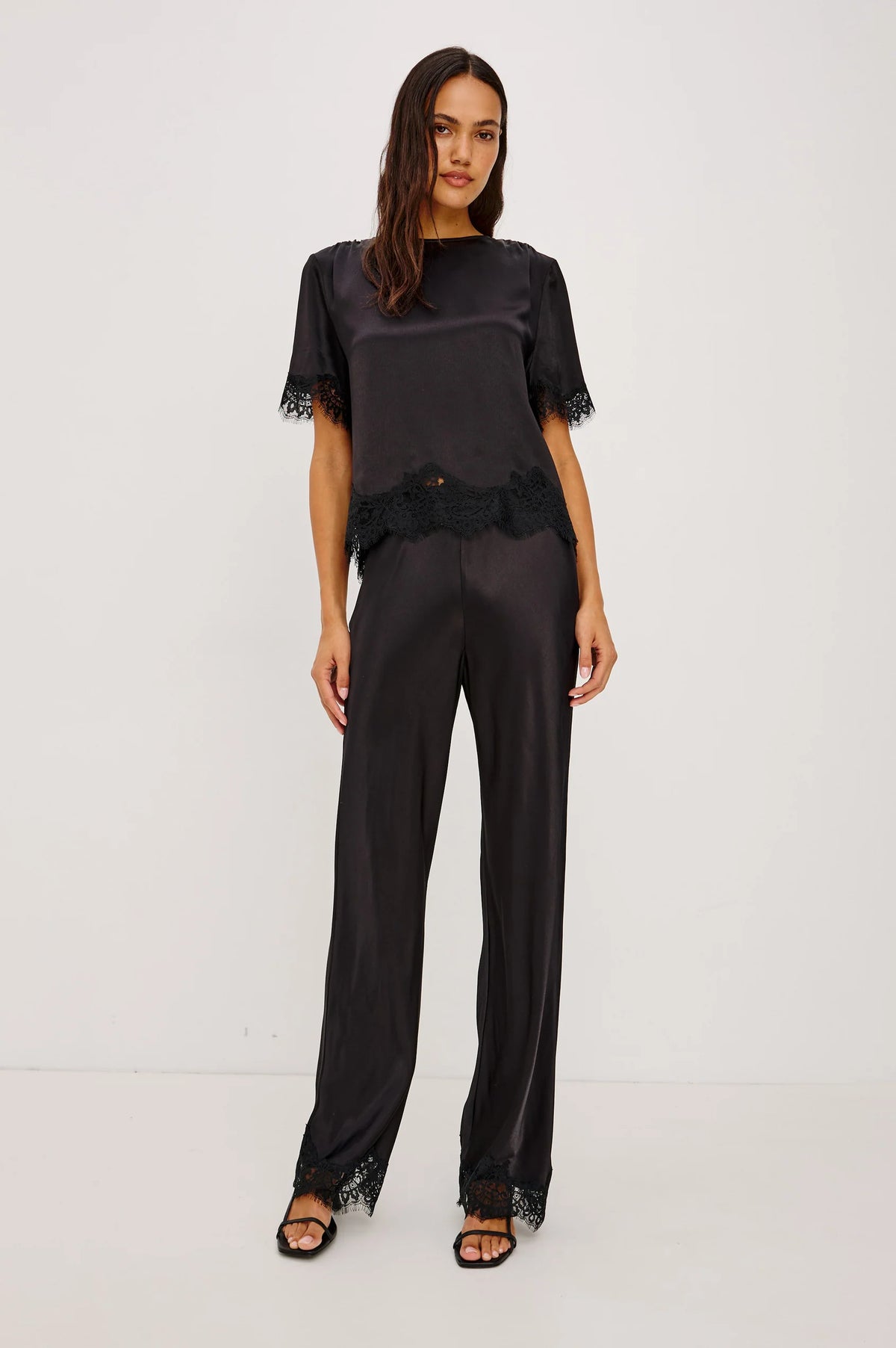 Black Silvi with Lace Pants