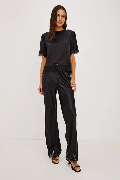 Black Silvi with Lace Pants