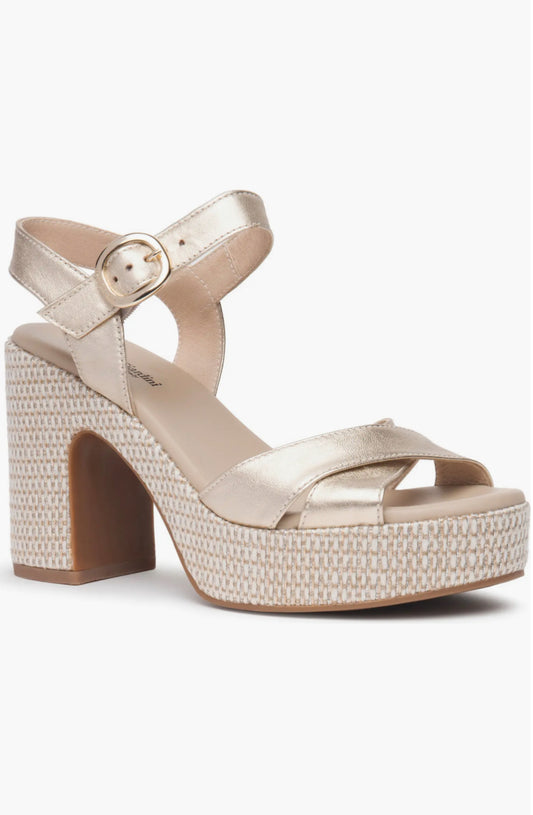 Gold Platform Wedge
