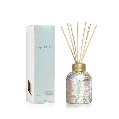 5.7oz Reed Diffuser - Mercury Iridescent - Blue Jean