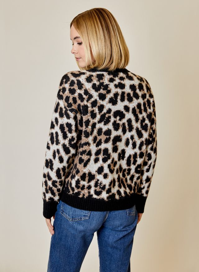 Cheetah pullover