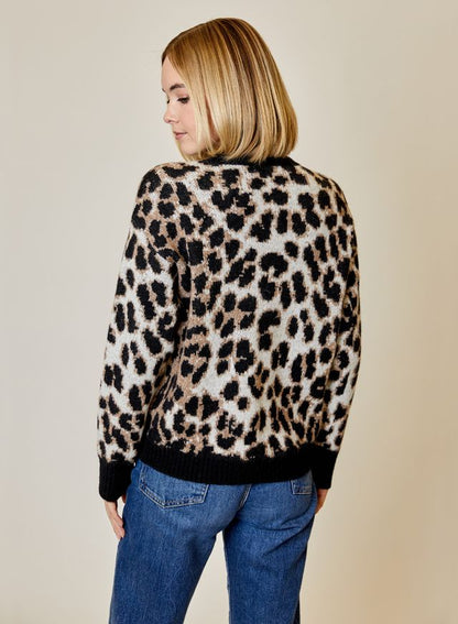 Cheetah pullover