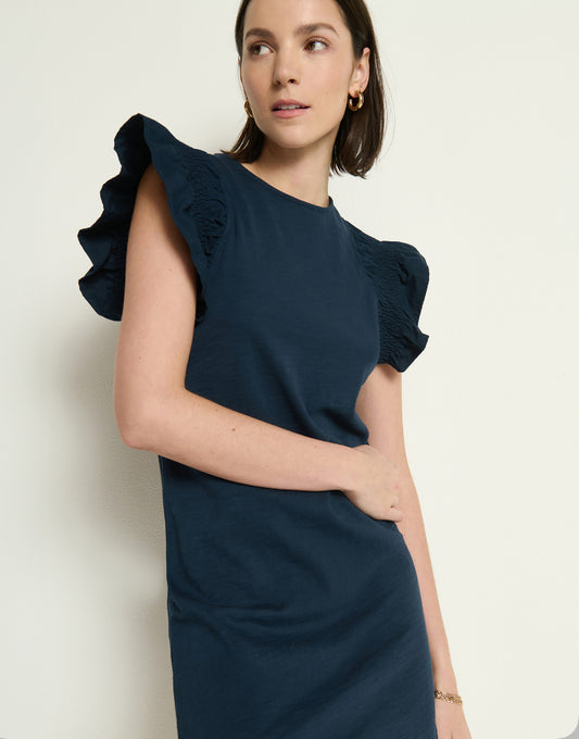 Ellis Ruffle Sleeve Dress