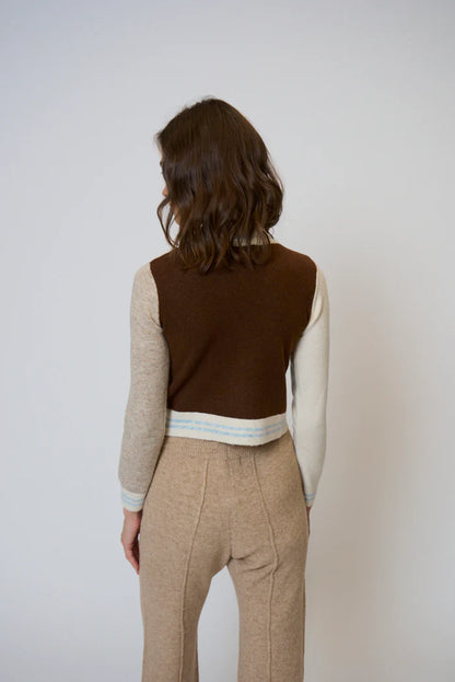 Ash colorblocked cardigan