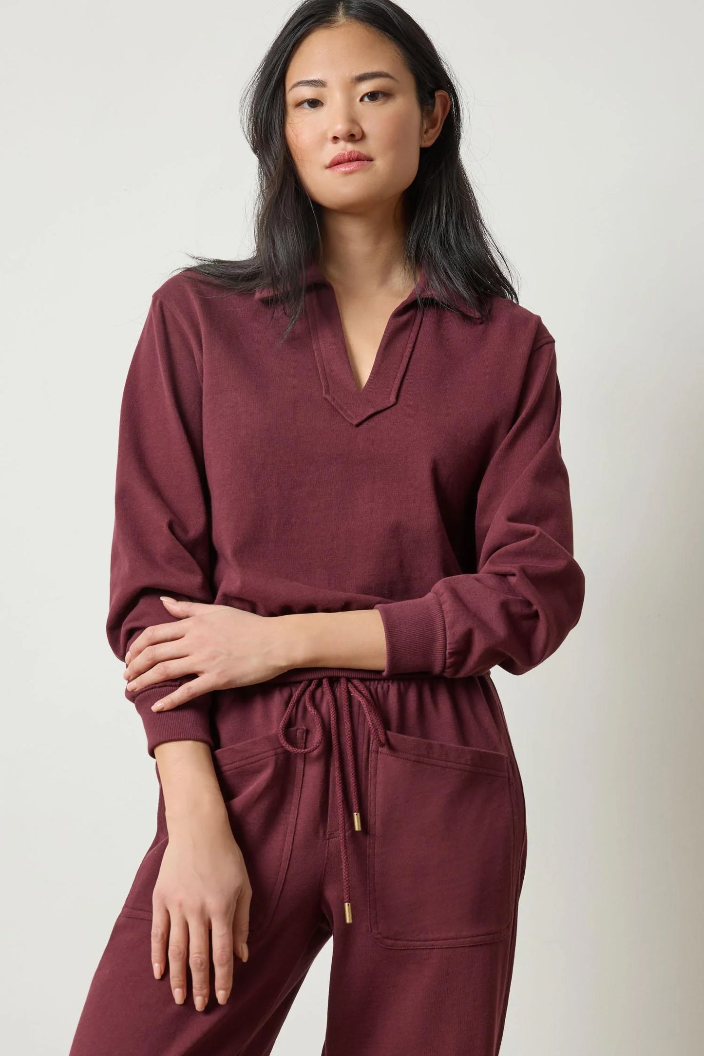 Drop Shoulder Polo