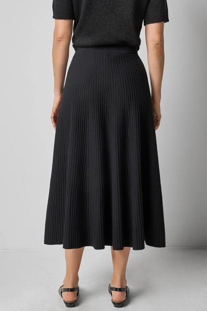 Flared Knit Skirt