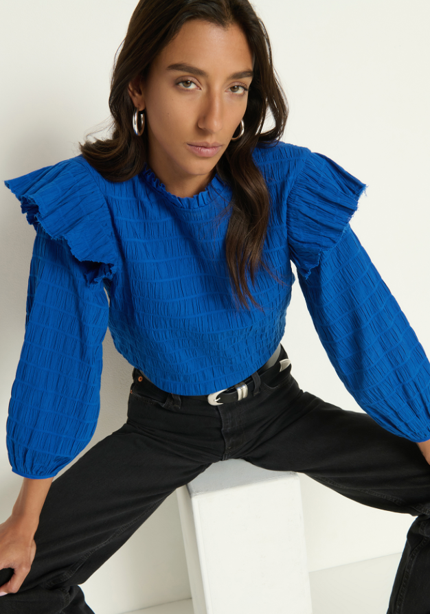 Aria Ruffle Top
