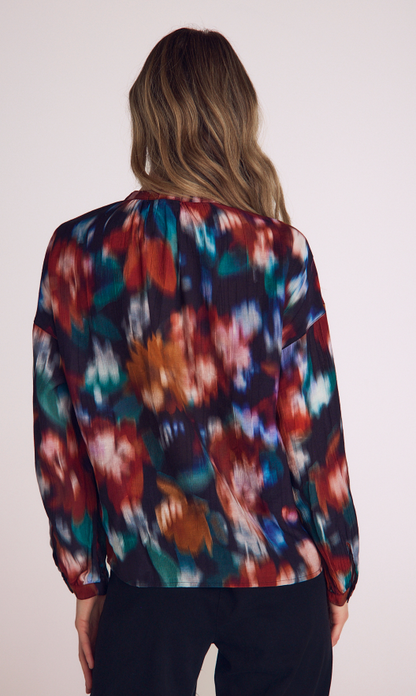 Mandarin Collar Button Down