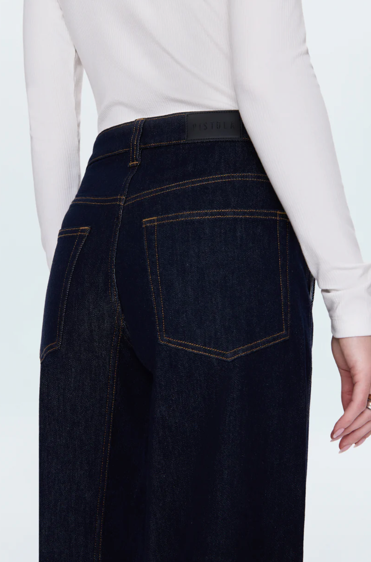 Beau Seamed Crescent Jean