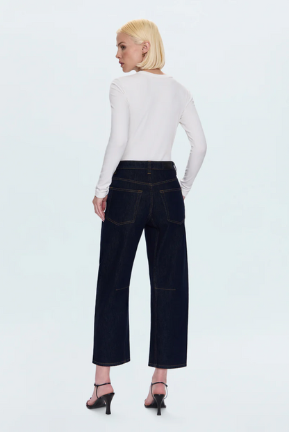 Beau Seamed Crescent Jean